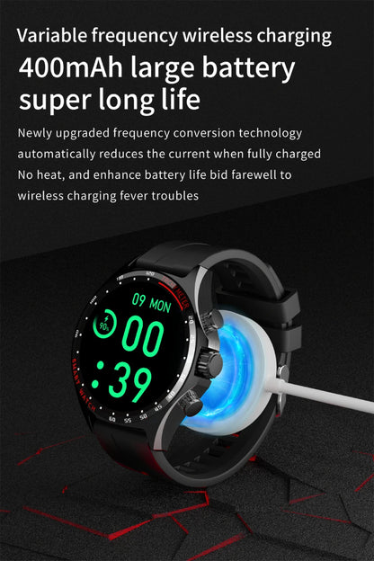 LIGE Outdoor Smartwatch 2025 – Wasserdicht, GPS, Höhenmesser, Kompass, NFC & 410 mAh Akku für Männer
