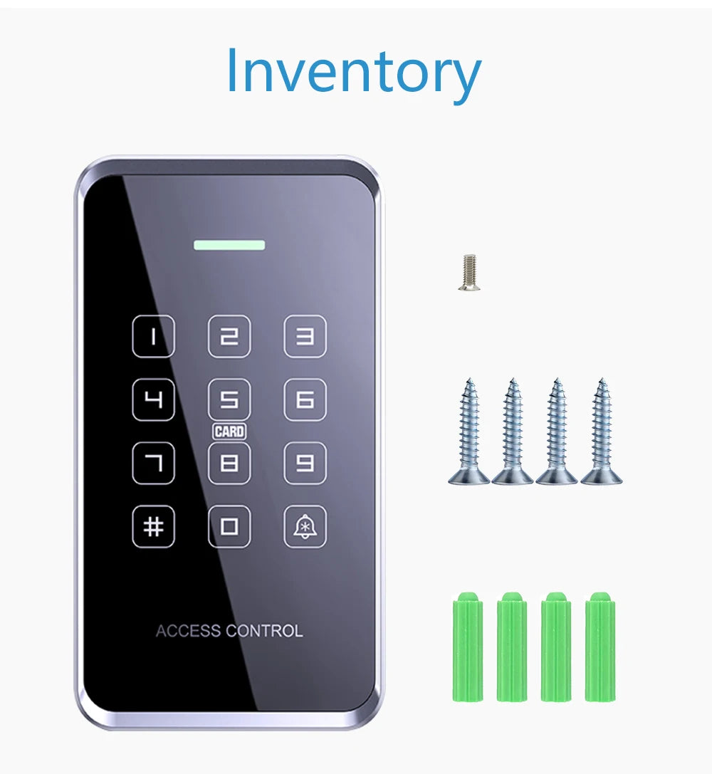 NFC/RFID Access Control Keypad – Waterproof, Touchscreen, 1000 Users, Dual-Frequency Wiegand Reader | Taggytech