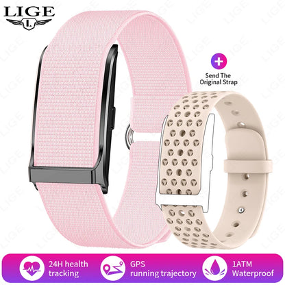 LIGE 2025 Smartwatch Männer & Frauen – Bildschirmloses Fitness-Armband, 1ATM Wasserdicht, Herzfrequenz & Gesundheits-Tracker | Taggytech