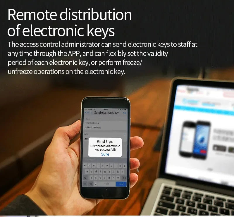 TTLock H3/H3F Fingerprint Door Access Control System – Bluetooth, NFC, RFID, Password & App Control | IP66 Waterproof