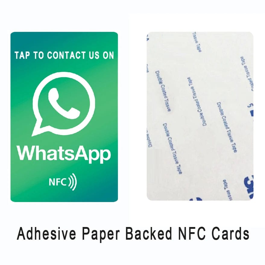 WhatsApp-Kontakte durch NFC Karte mühelos hinzufügen.
