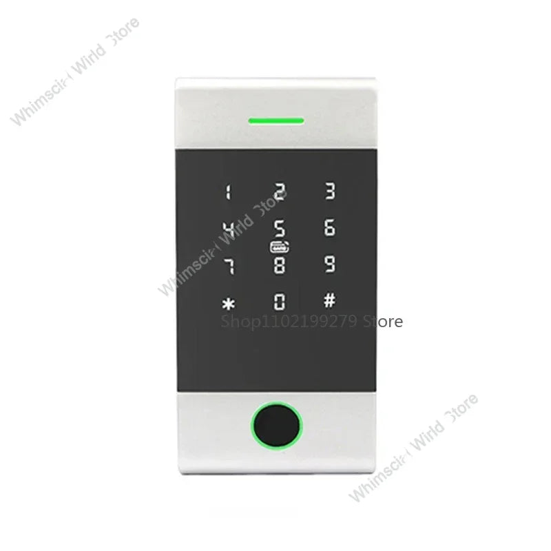 TTLock Fingerprint Access Control – Metal Housing, Rainproof, App & PIN, 13.56 MHz IC Card Reader