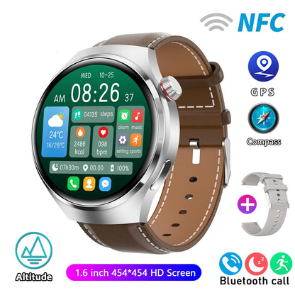 ChiBear Watch Pro 2024 – GPS &amp; NFC Smartwatch with AMOLED Display, Bluetooth Calling, Heart Rate &amp; IP68 | For Android &amp; iOS