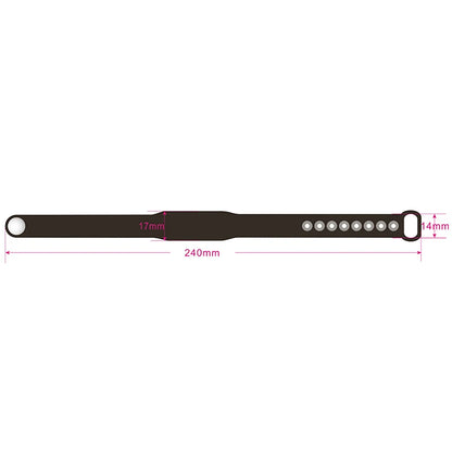 Adjustable NFC Silicone Wristband NTAG215 – Waterproof RFID Bracelet 13.56 MHz