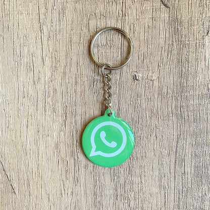 Social Media NFC Tag – Epoxy Keychain with Link Sharing | 13.56 MHz NFC213 | For more followers &amp; reviews