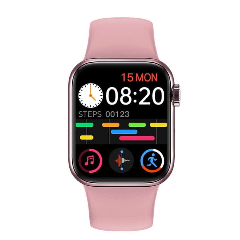 Moderne NFC-Smartwatch aus Edelstahl mit Touchscreen für komfortable Nutzung
