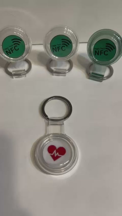 NFC Anhänger für Gesundheits- & Notfalldaten
