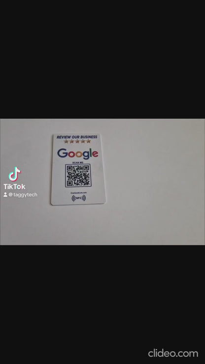 Google-Bewertungskarten NFC