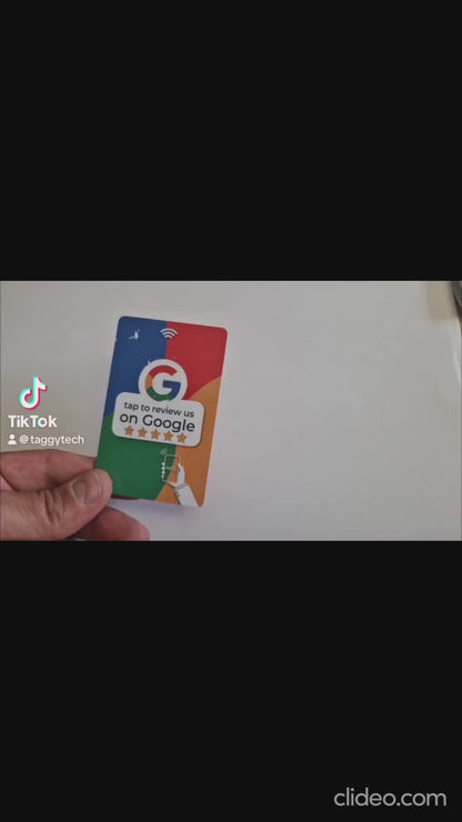 Standard NFC-Karten für Instagram und Google-Bewertungen
