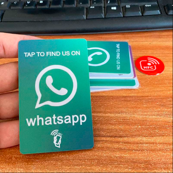 NFC cards for Google reviews &amp; social media 